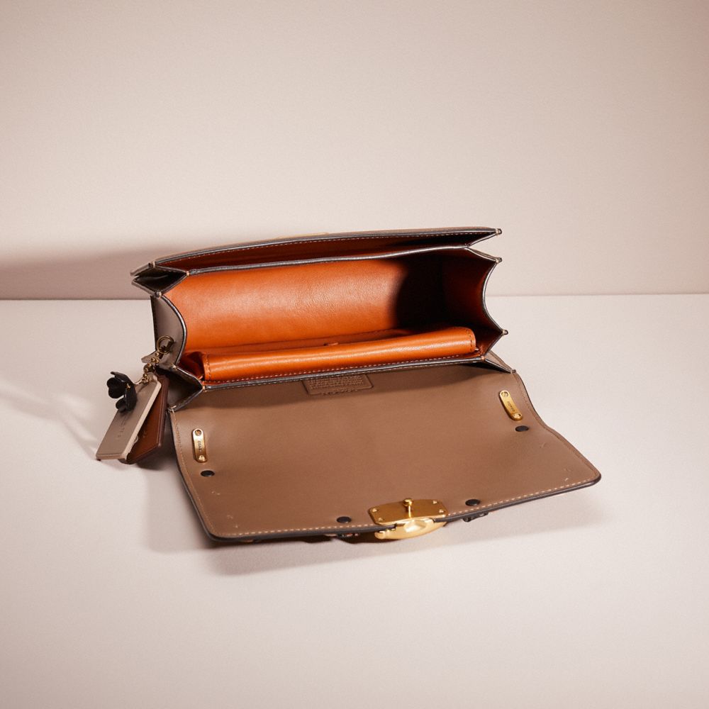 COACH®,UPCRAFTED BANDIT SHOULDER BAG,Calf Leather,Small,,Inside View,Top View