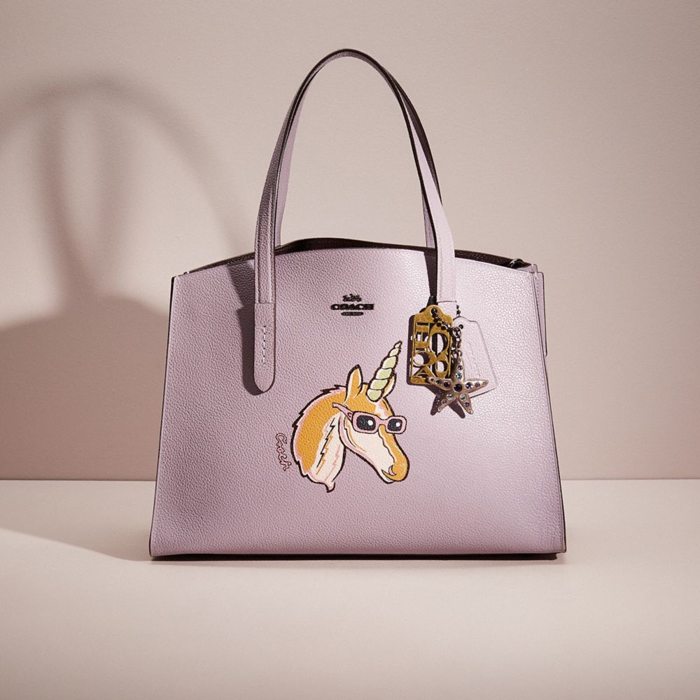 COACH®,UPCRAFTED CHARLIE CARRYALL,Hello Summer,,Front View