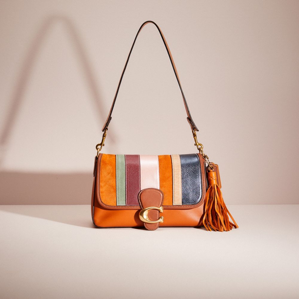 COACH®,UPCRAFTED SOFT TABBY SHOULDER BAG,Hello Summer,,Front View