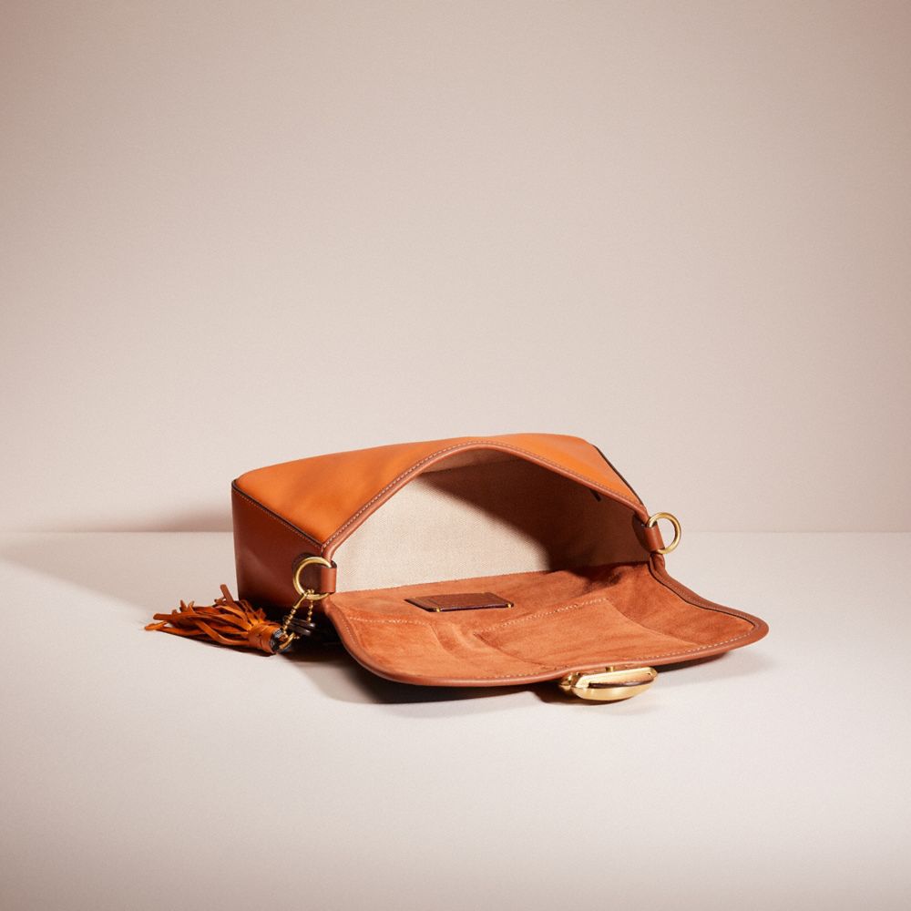 COACH®,UPCRAFTED SOFT TABBY SHOULDER BAG,Hello Summer,,Inside View,Top View