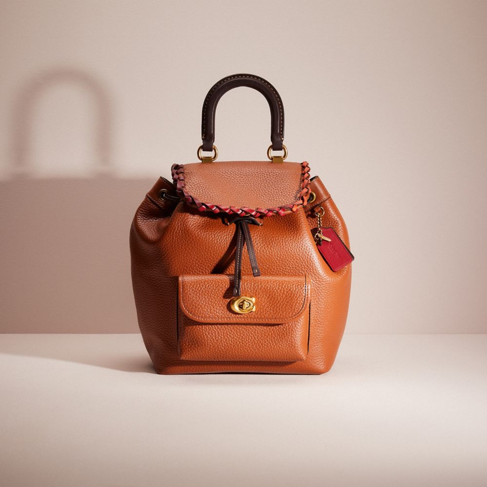 COACH®,UPCRAFTED RIYA BACKPACK IN COLORBLOCK,,Front View