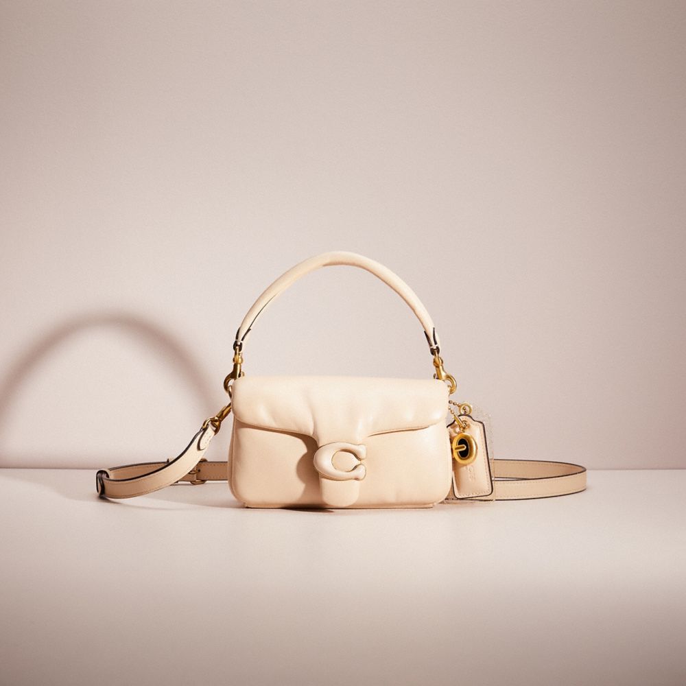 COACH®,UPCRAFTED PILLOW TABBY SHOULDER BAG 18,Hello Summer,,Front View