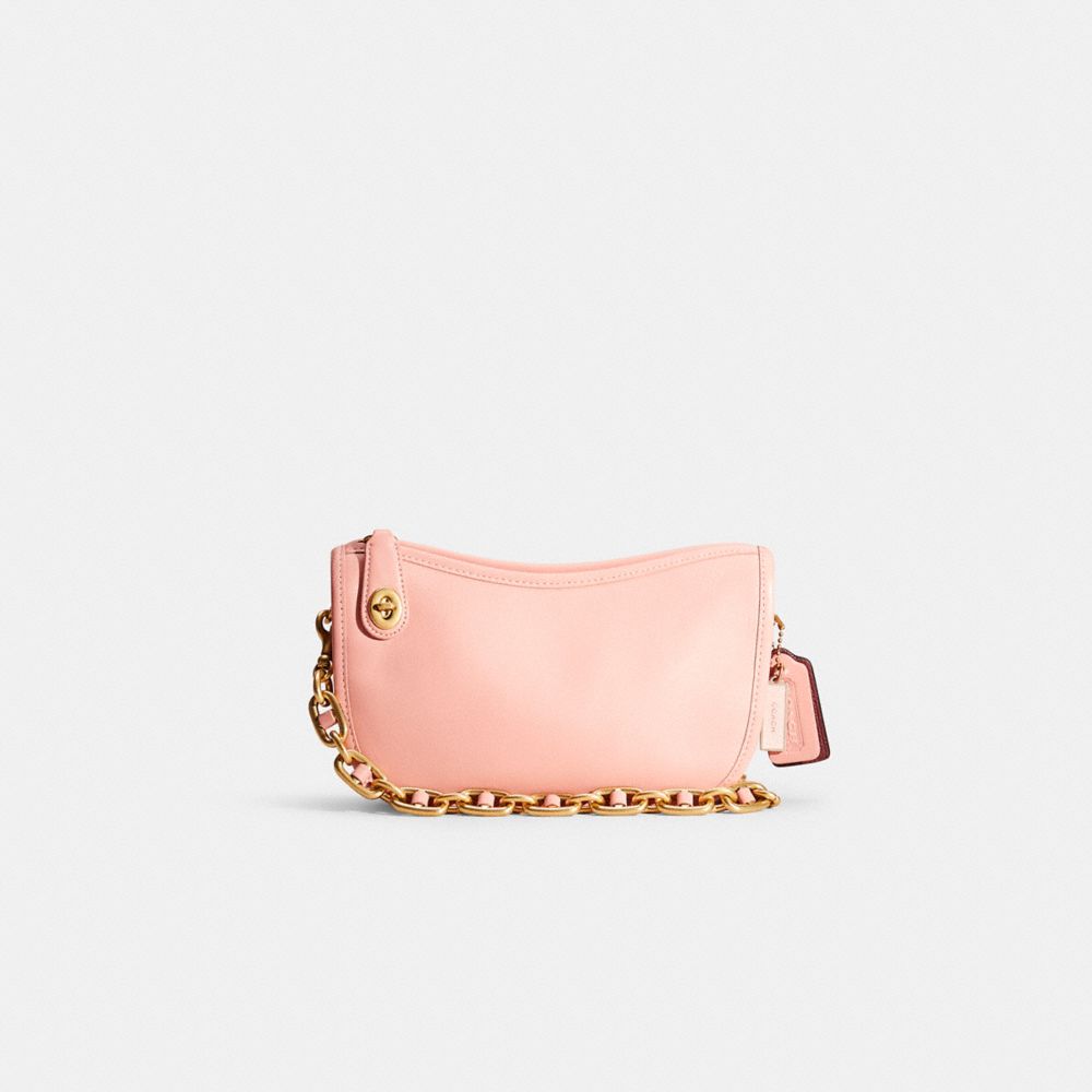 COACH®,UPCRAFTED SWINGER BAG WITH CHAIN,,Front View