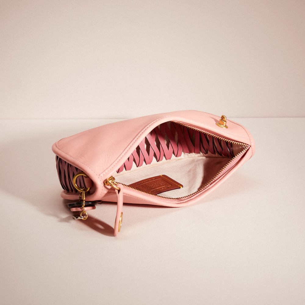 COACH®,UPCRAFTED SWINGER BAG WITH CHAIN,,Inside View,Top View