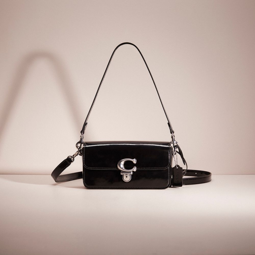 COACH®,RESTORED STUDIO BAGUETTE BAG,,Front View