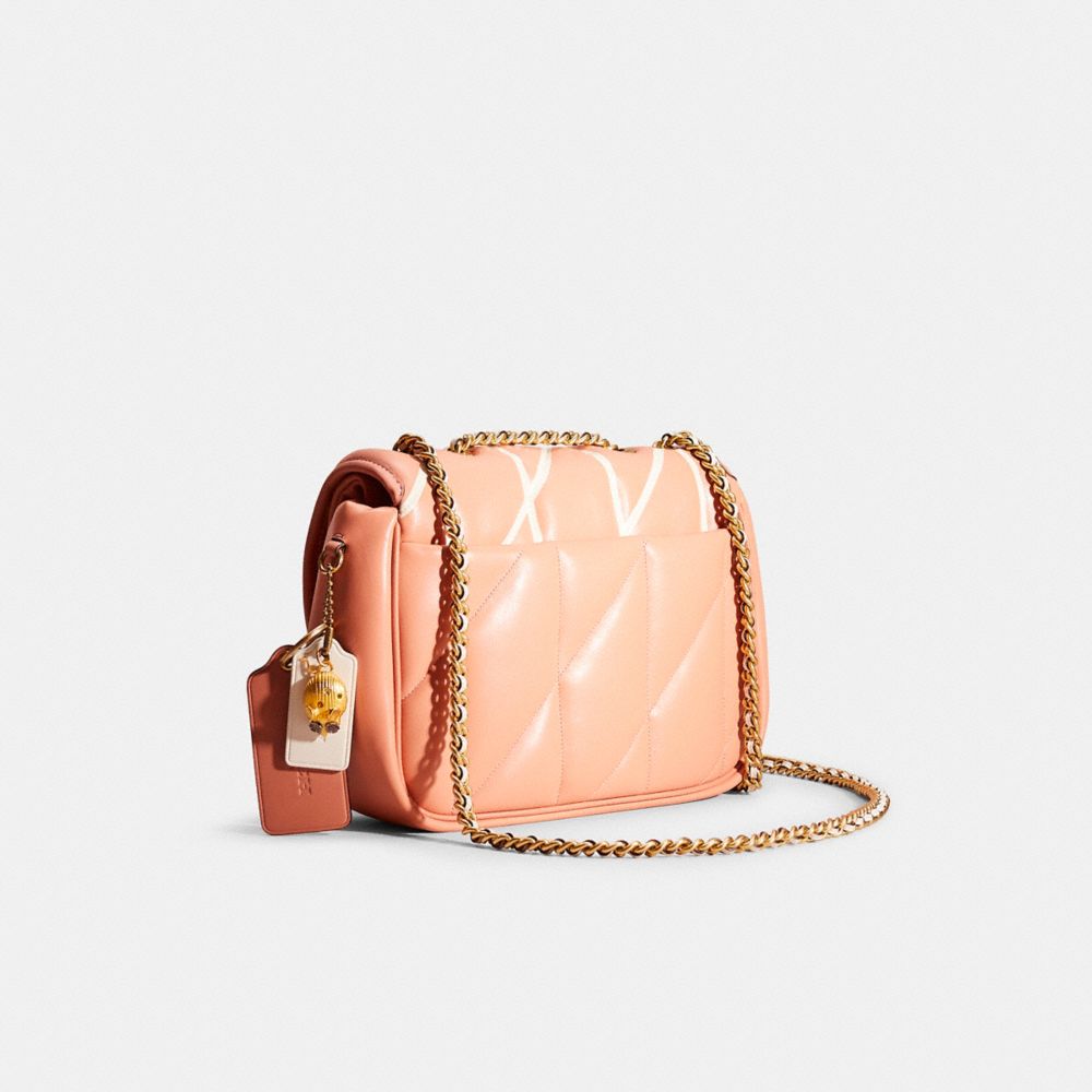 COACH®,UPCRAFTED PILLOW MADISON SHOULDER BAG WITH QUILTING,,Angle View
