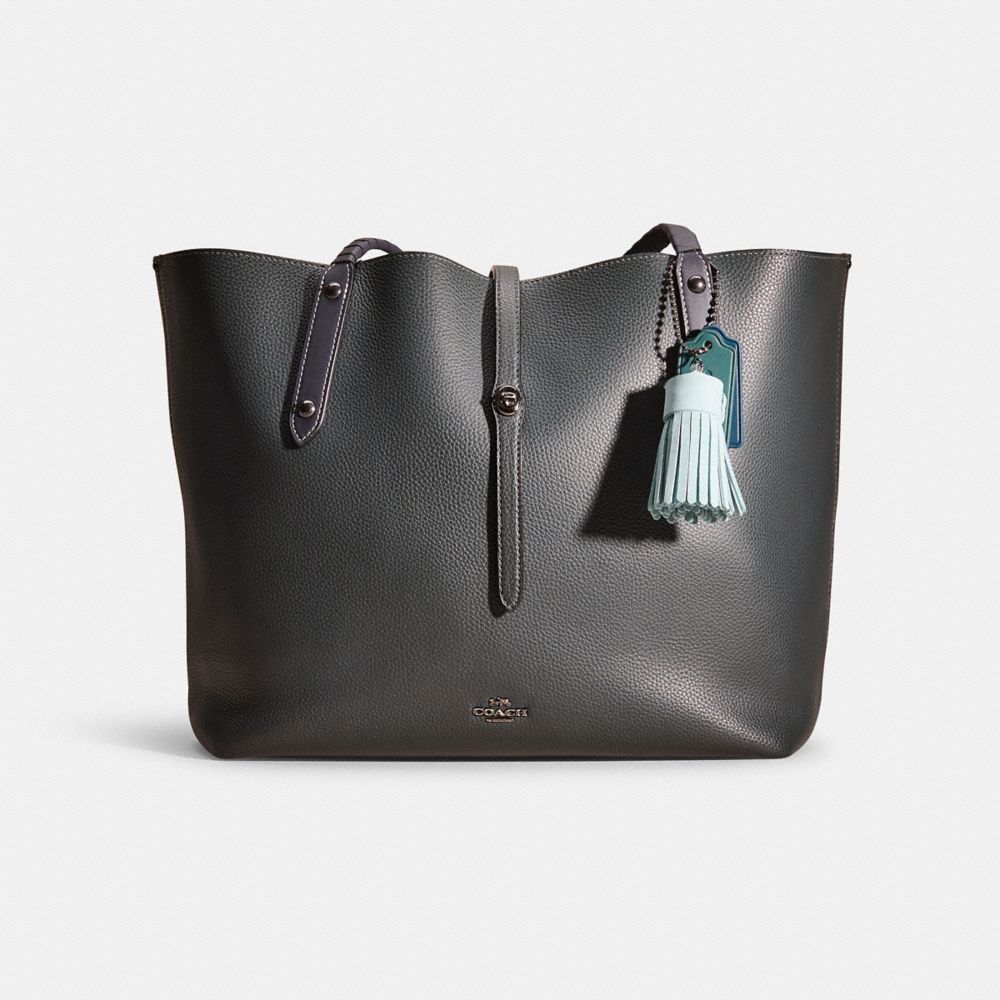 COACH®,UPCRAFTED MARKET TOTE WITH METALLIC INTERIOR,,Front View