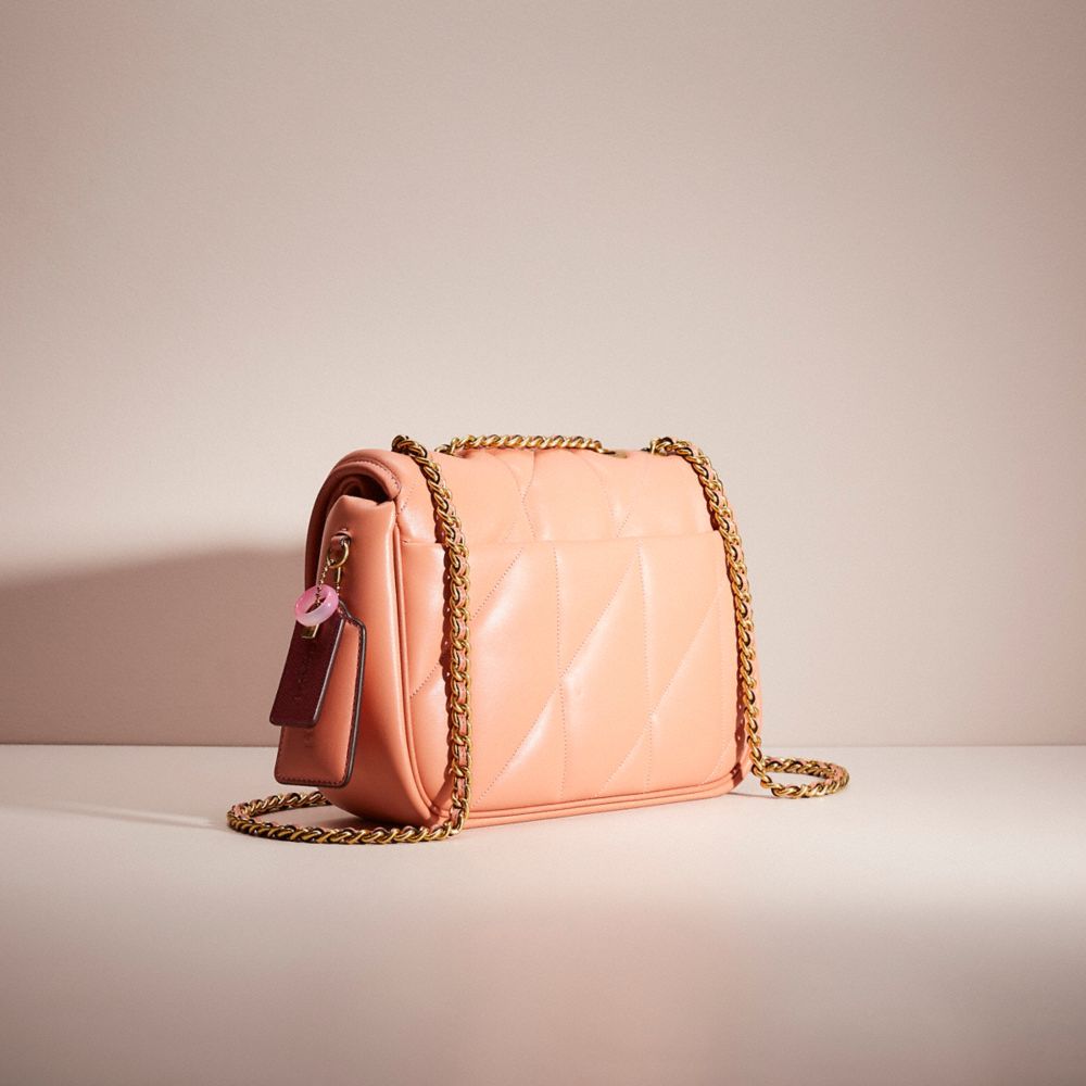 COACH®,UPCRAFTED PILLOW MADISON SHOULDER BAG WITH QUILTING,,Angle View