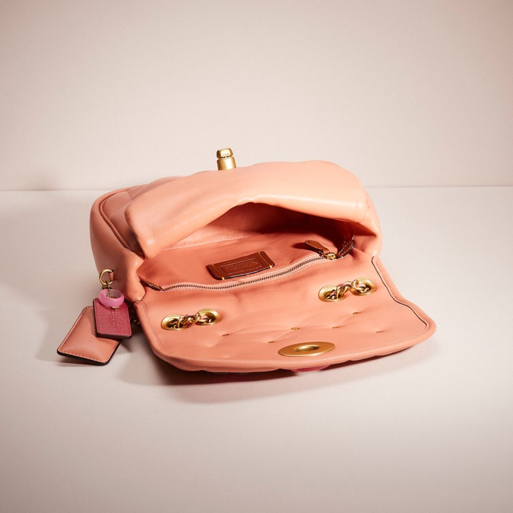 COACH®,UPCRAFTED PILLOW MADISON SHOULDER BAG WITH QUILTING,,Inside View,Top View