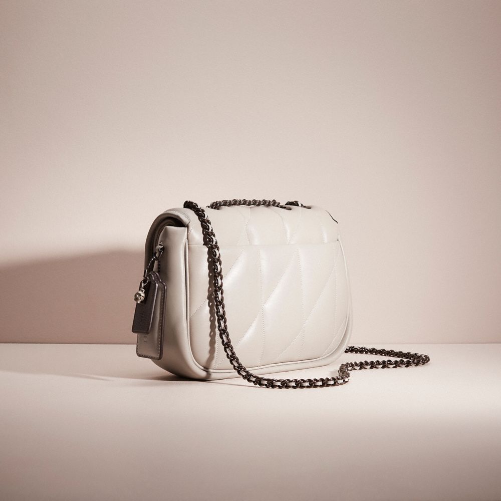 COACH®,UPCRAFTED PILLOW MADISON SHOULDER BAG WITH QUILTING,,Angle View