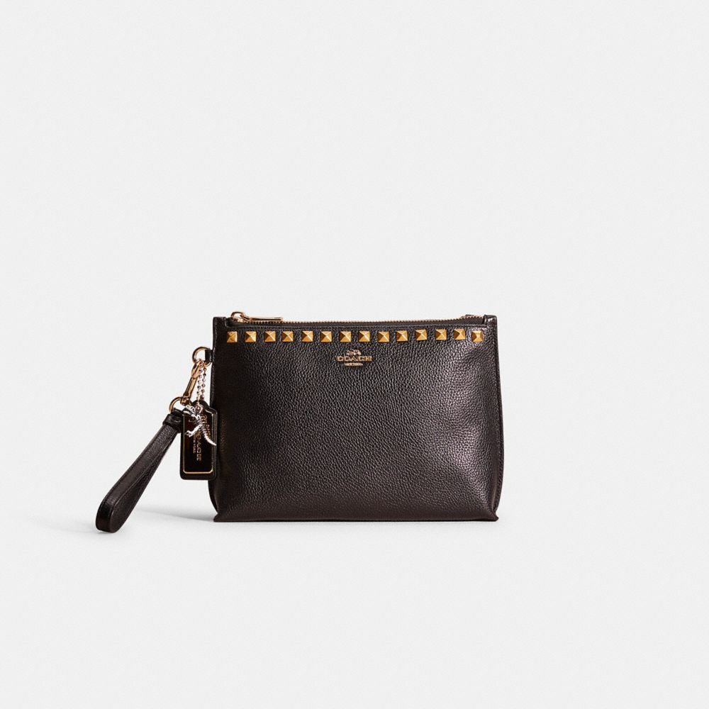 COACH®,UPCRAFTED CHARLIE POUCH,,Front View