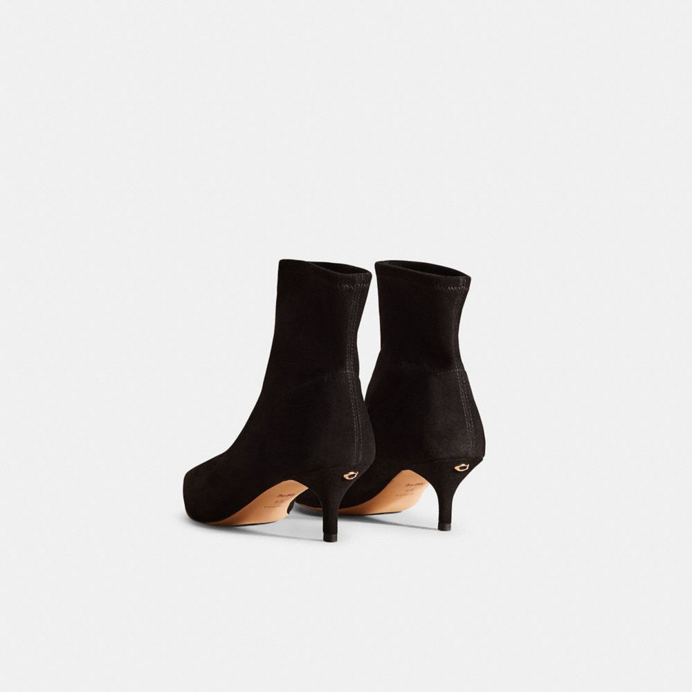 COACH®,RESTORED JADE BOOTIE,,Back View