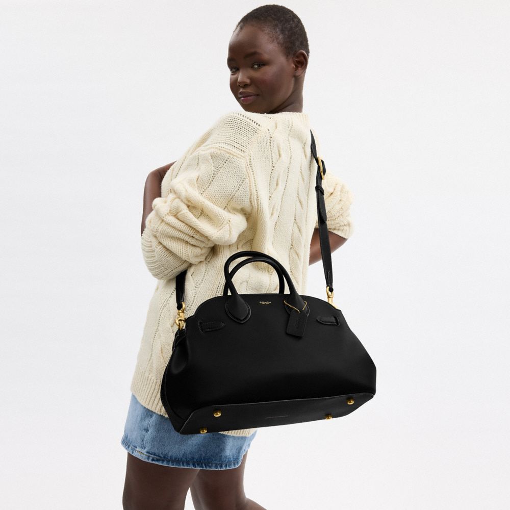 COACH®,Glovetanned Leather Empire Carryall 35,,Detail View