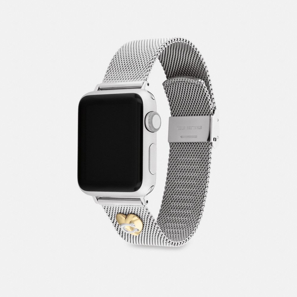 COACH®,Apple Watch® Strap, 38 Mm, 40 Mm And 41 Mm,Bracelet Band,Stainless Steel,Casual,,Angle View