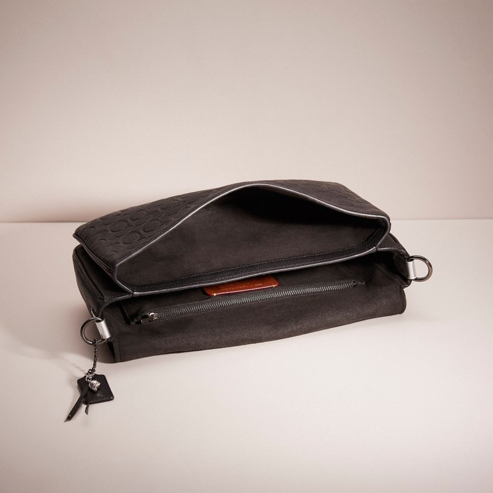 COACH®,Upcrafted Soft Tabby Messenger In Signature Leather,,Inside View,Top View