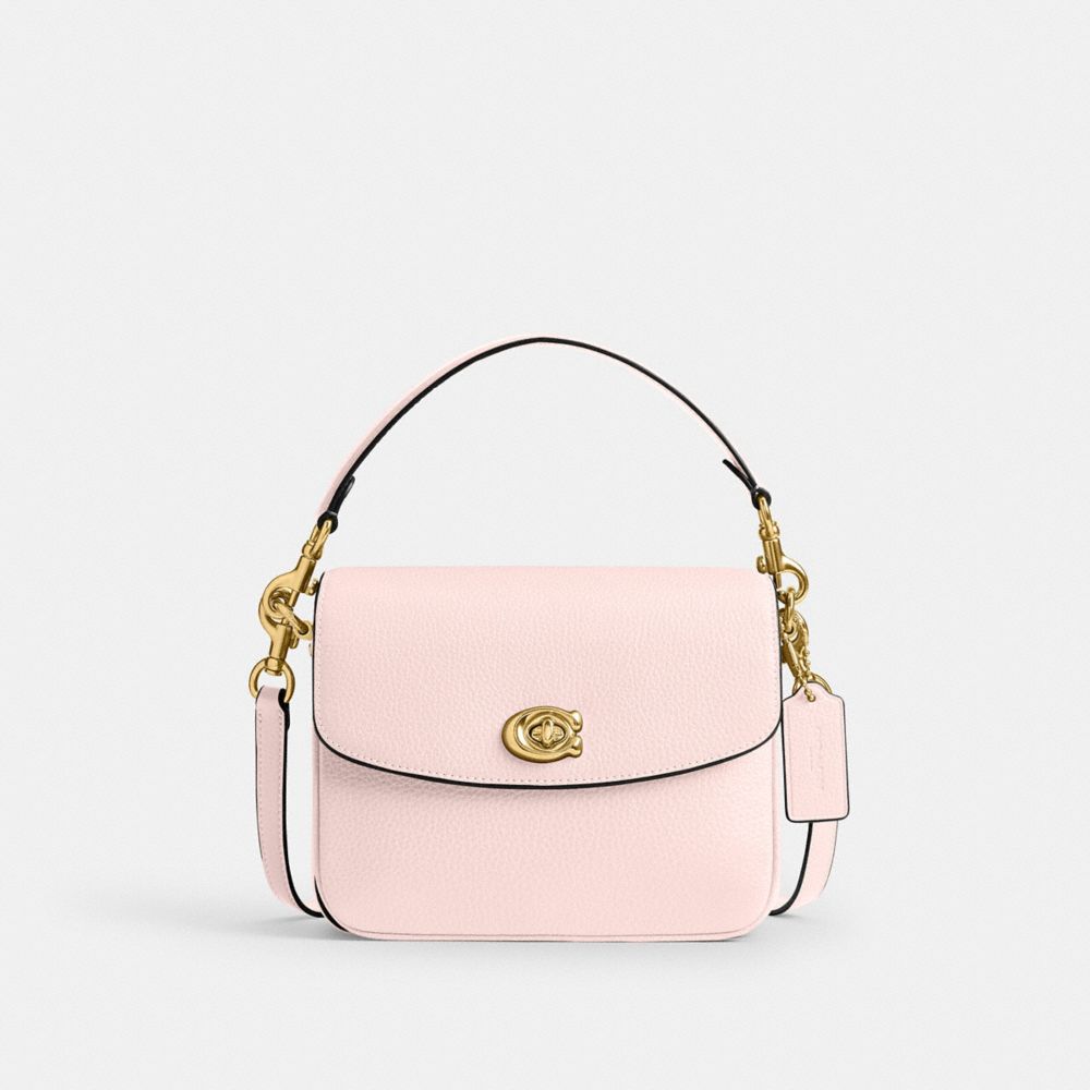 COACH®,Cassie Crossbody Bag 19,Leather,Crossbody,Logo,Compact,Brass,Day Party,,Front View