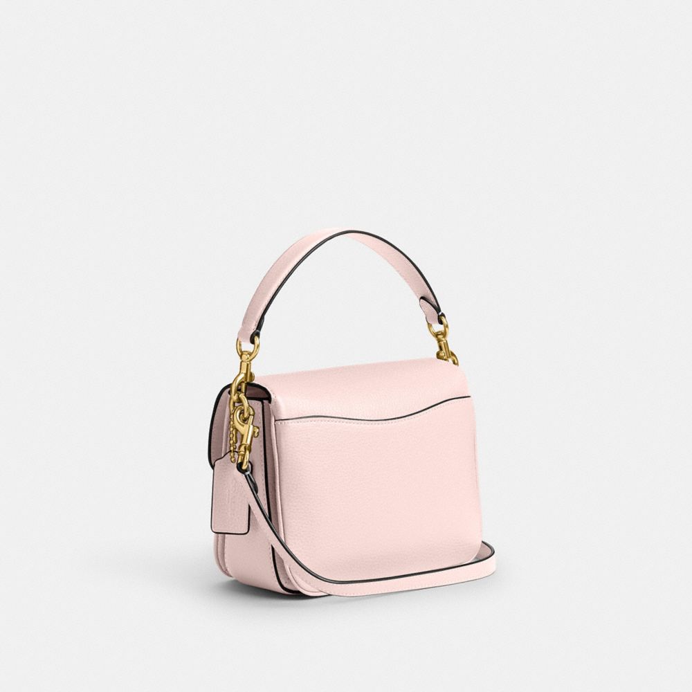 COACH®,Cassie Crossbody Bag 19,Leather,Crossbody,Logo,Compact,Brass,Day Party,,Angle View
