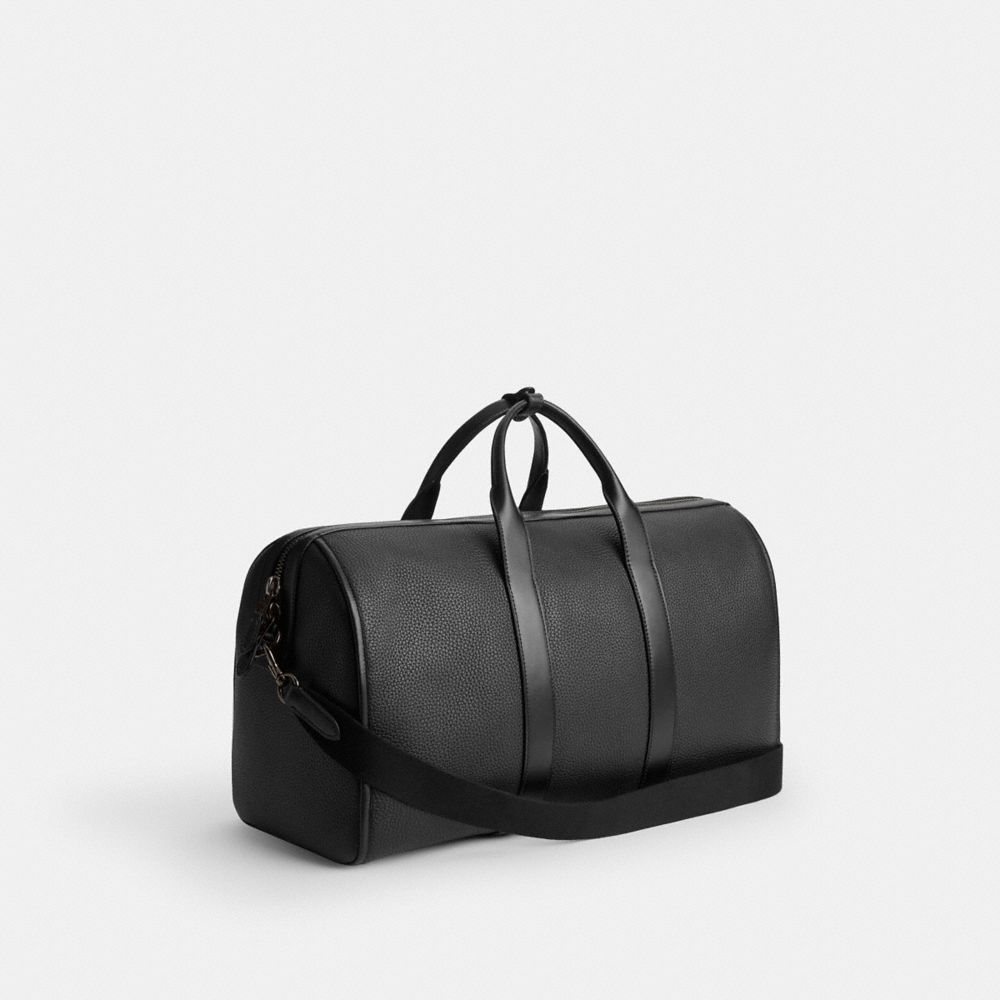 COACH®,Gotham Duffle Bag 45,Duffle Bag,Black,Angle View