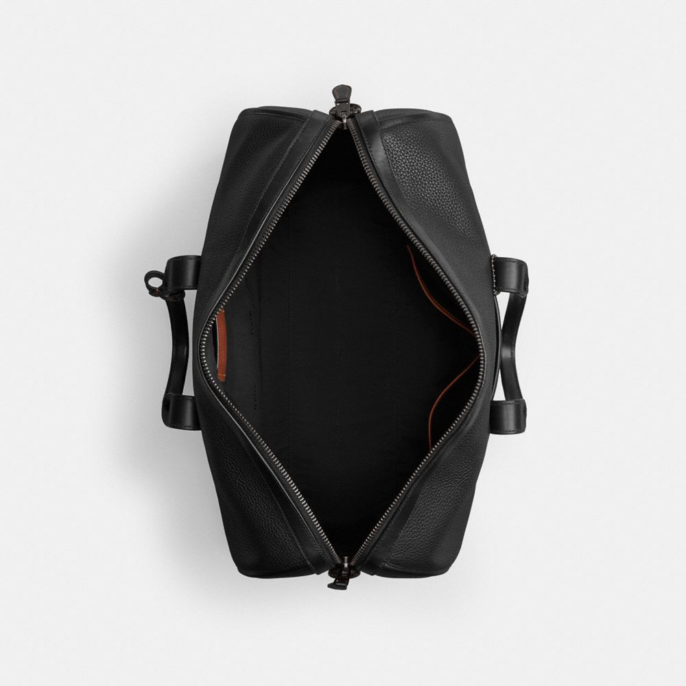 COACH®,Gotham Duffle Bag 45,Duffle Bag,Black,Inside View,Top View