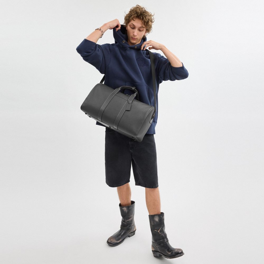 COACH®,Gotham Duffle Bag 45,Duffle Bag,Gray,Detail View