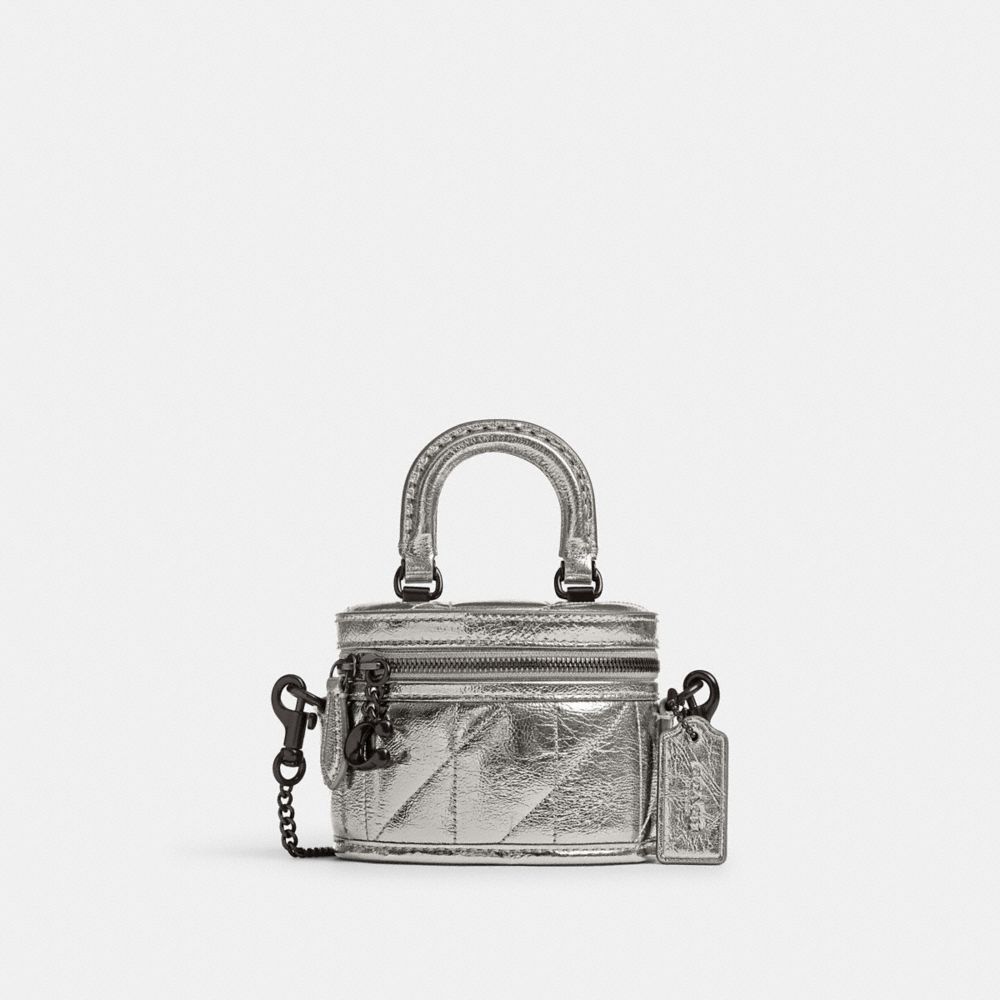 COACH®,Trail Crossbody 12 With Quilting,Silver