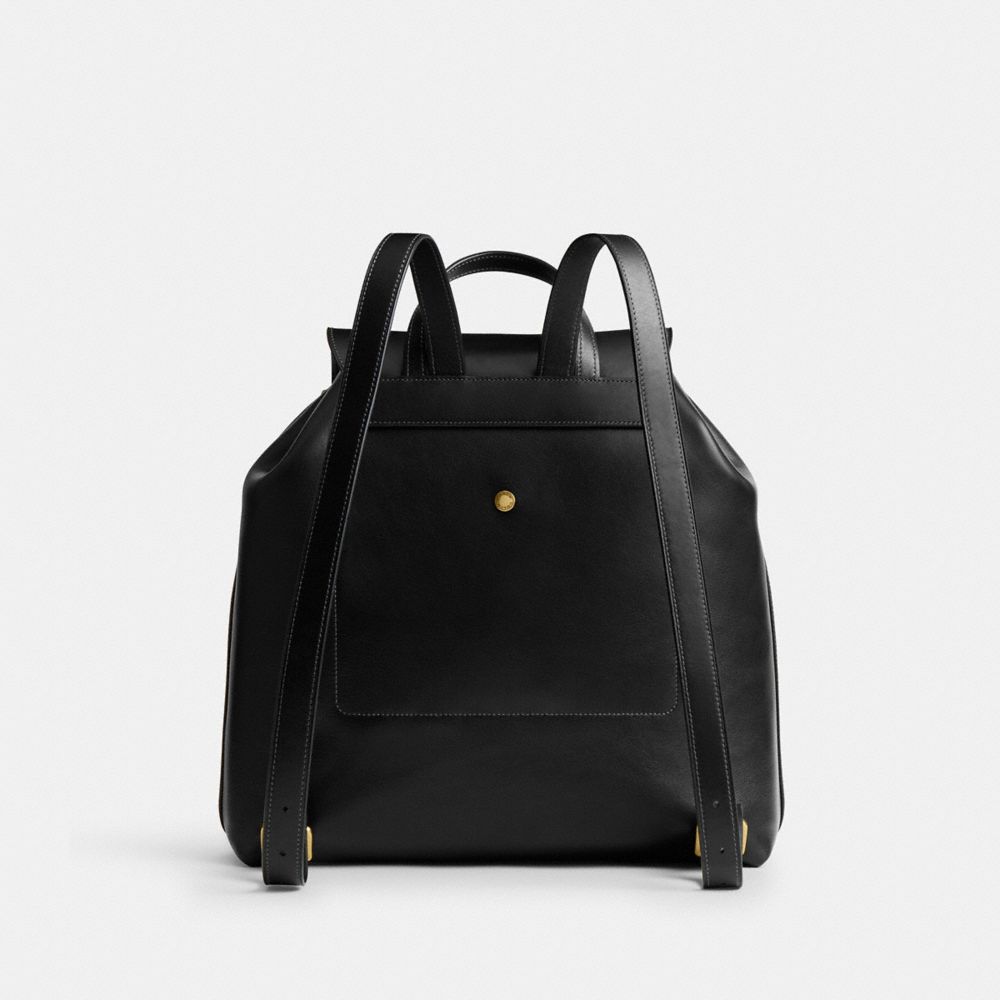COACH®,Crosby Backpack 36,Backpack,Casual,Black,Back View