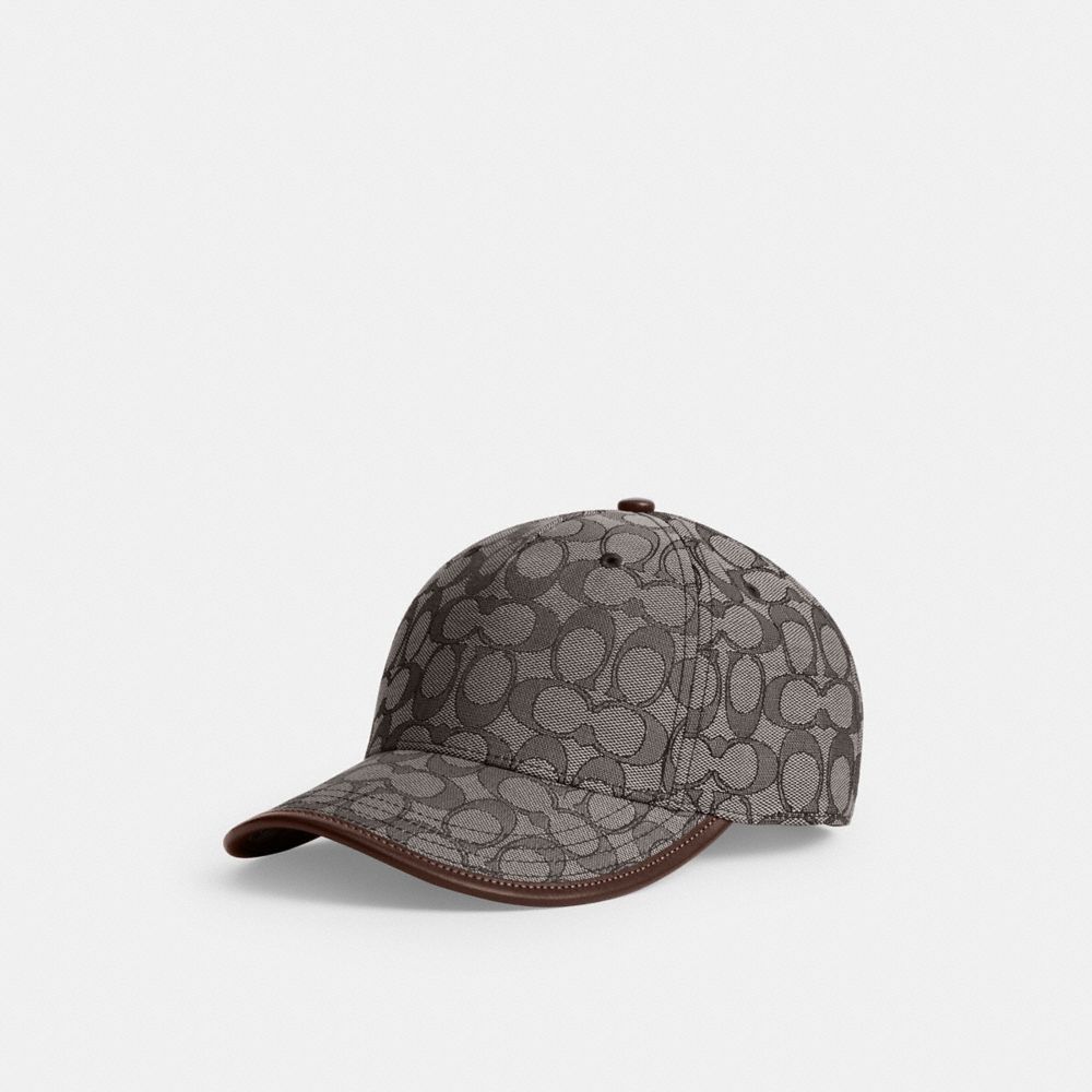 COACH®,Signature Jacquard Baseball Hat,Cotton,Lining Cotton,Baseball Cap,Casual,,Front View