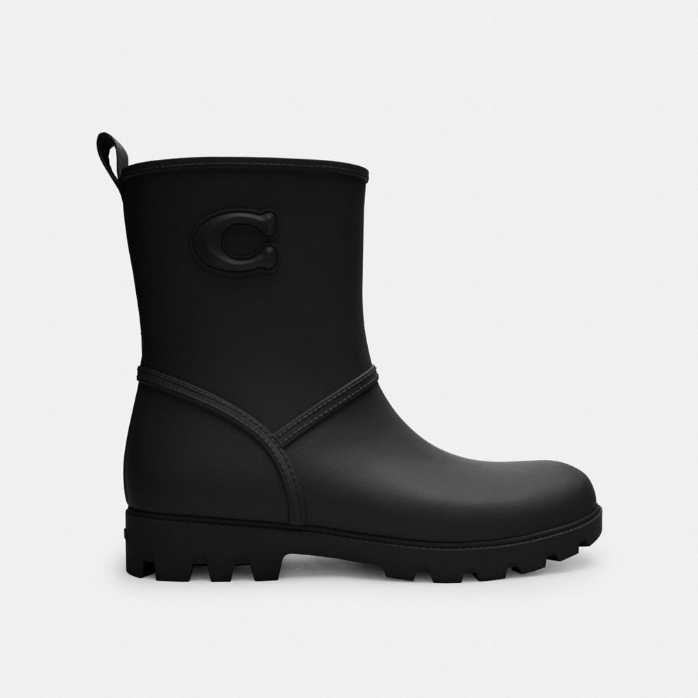 COACH®,Ryder Rainboot,,Angle View