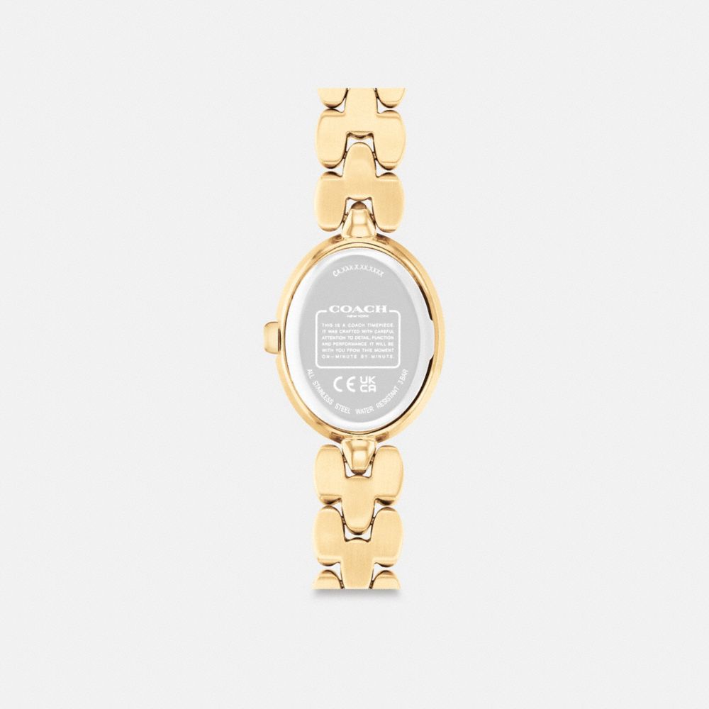 COACH®,Sammy Watch, 22 Mm,Analog,Crystal,Casual,,Back View