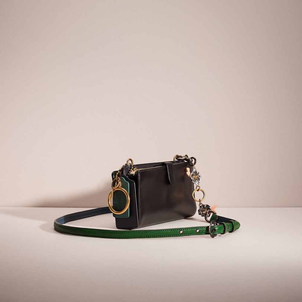 COACH®,Upcrafted Double Up Wallet Crossbody Creation,,Angle View