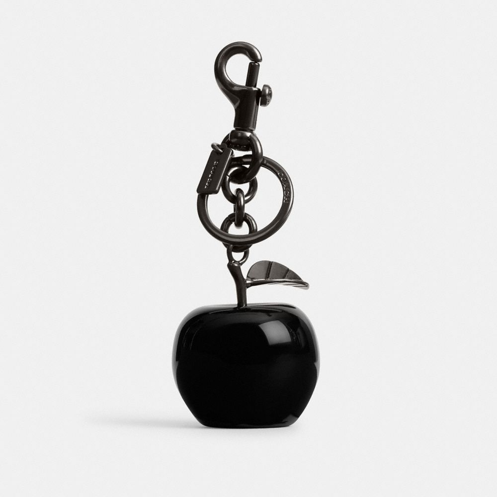 COACH®,Small Apple Bag Charm,Metal Material,Logo,Engraving,Brass,Casual,