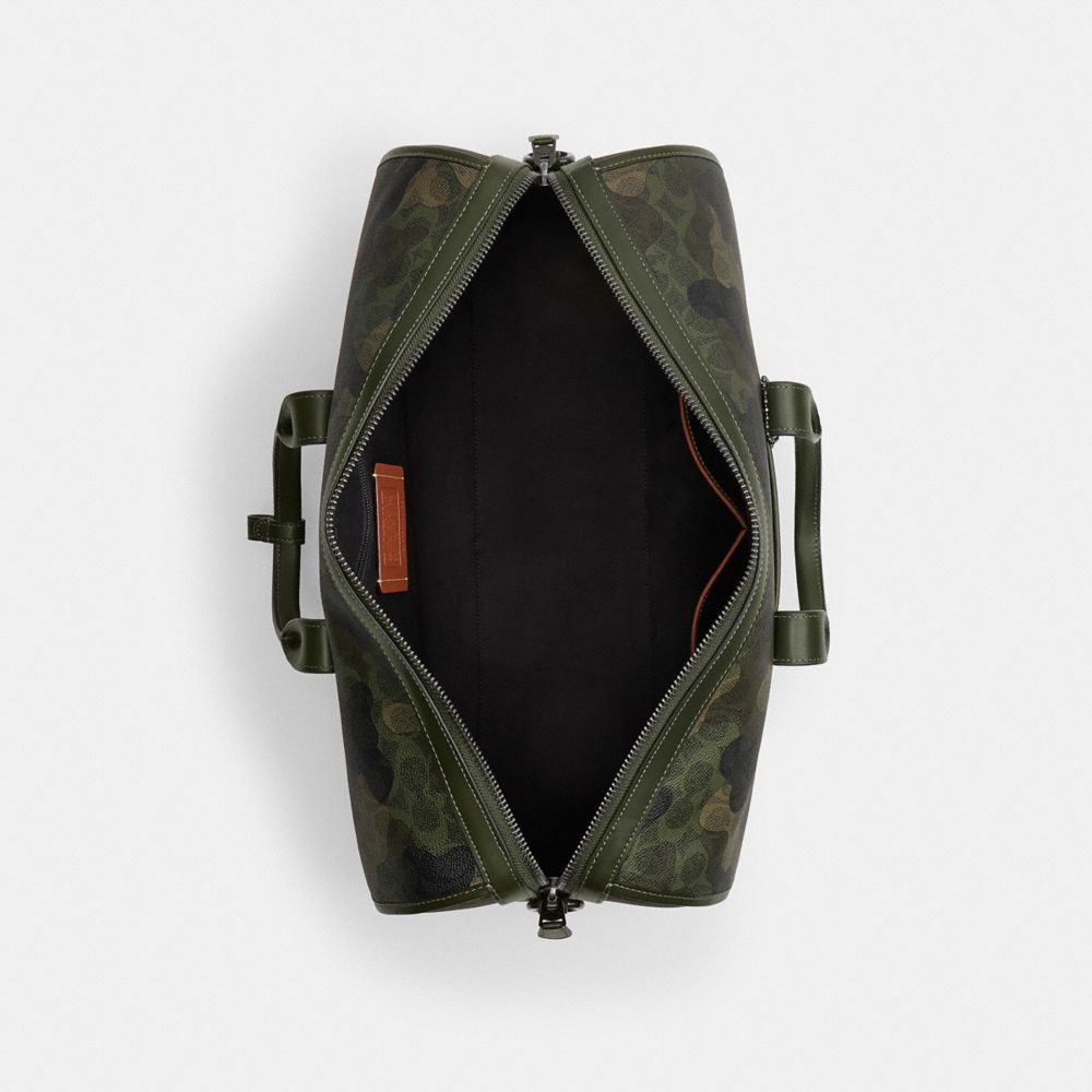 COACH®,Gotham Duffle 45 In Signature Camo Print,,Inside View,Top View