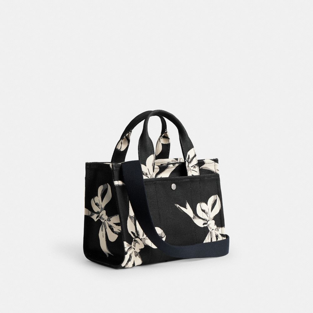 COACH®,Cargo Tote Bag 26 With Bow Print,,Angle View