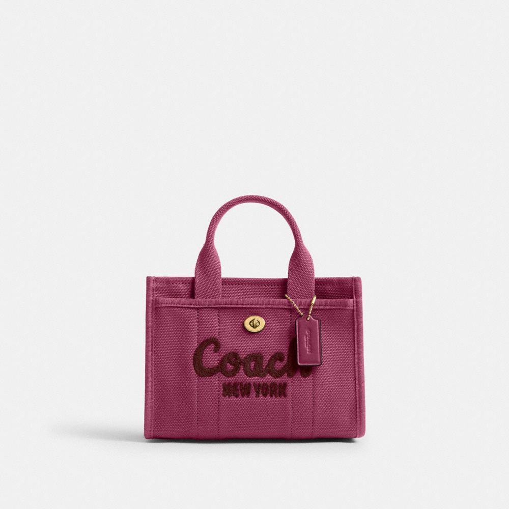 COACH®,Canvas Cargo Tote 25,,Front View