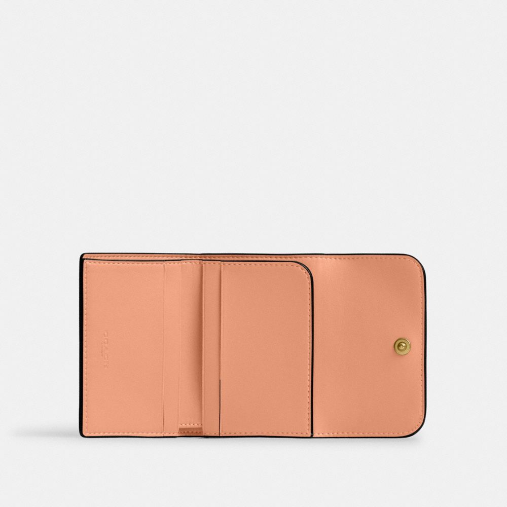 COACH®,Essential Card Holder Wallet,,Inside View,Top View
