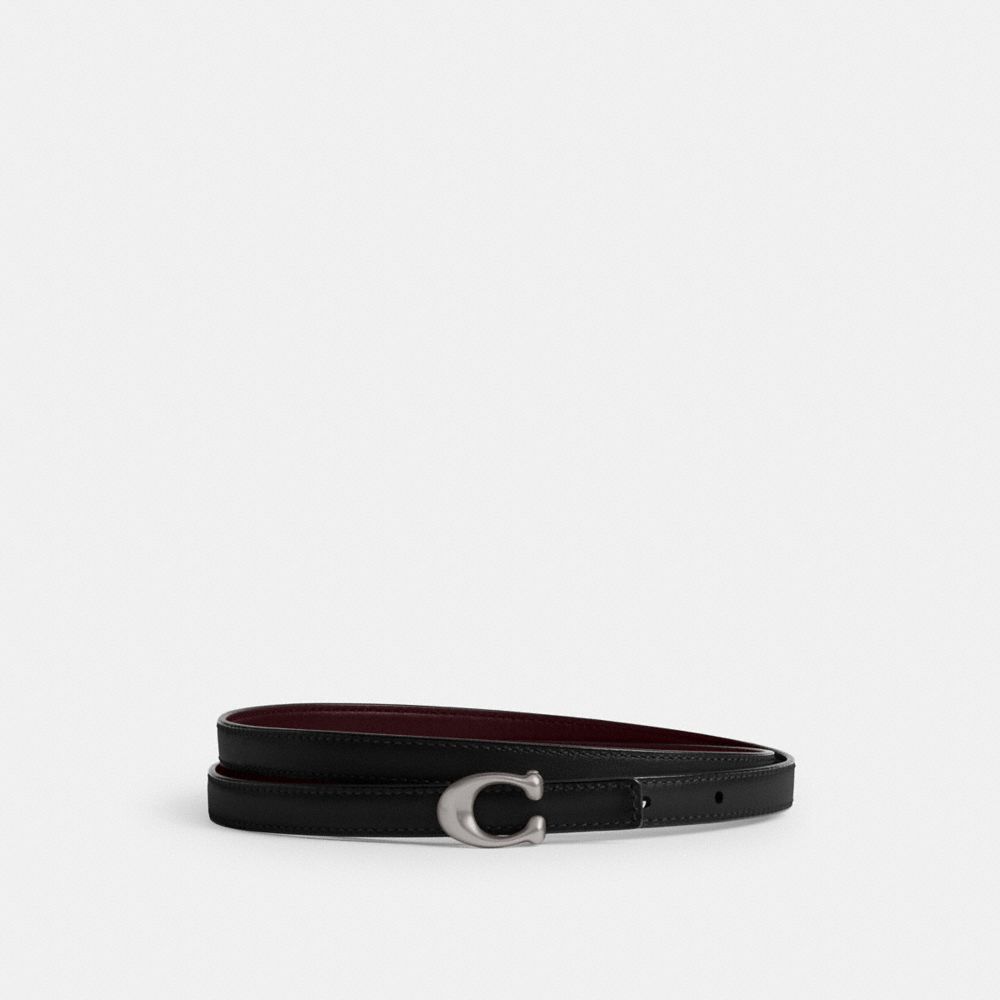 COACH®,Sculpted Signature Buckle Reversible Belt, 13 Mm,
