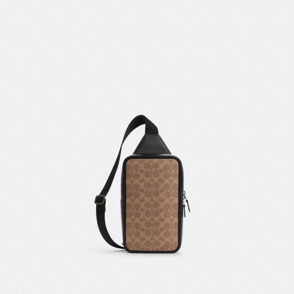 COACH®,Sullivan Pack In Signature Canvas,,Front View