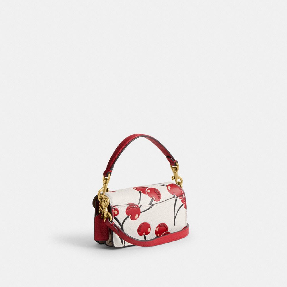 COACH®,Tabby Bag 12 With Cherry Print,,Angle View