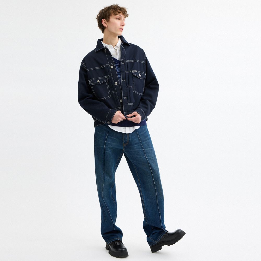 COACH®,Trucker Jacket,,Scale View