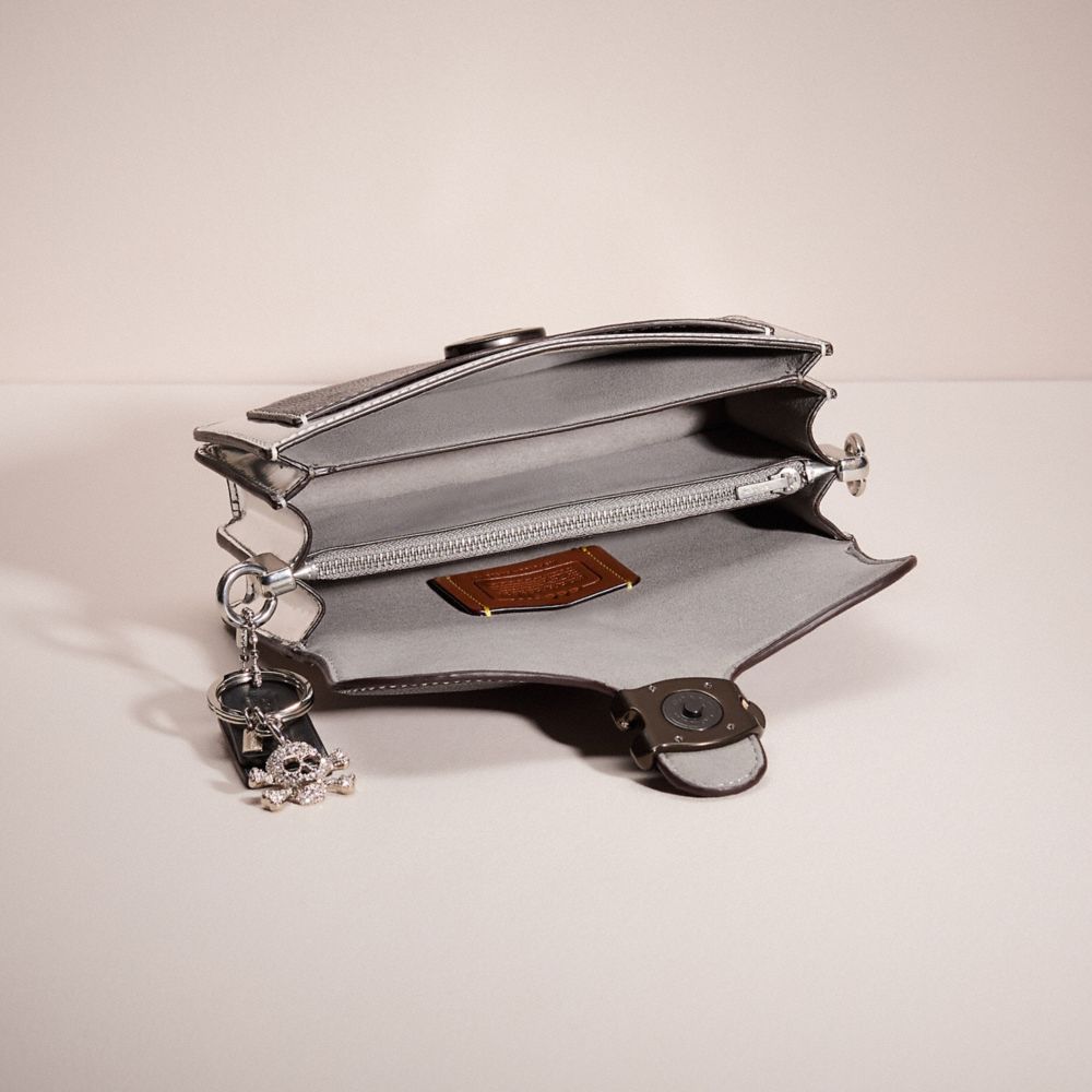 COACH®,Upcrafted Tabby Shoulder Bag 20 In Metallic,,Inside View,Top View