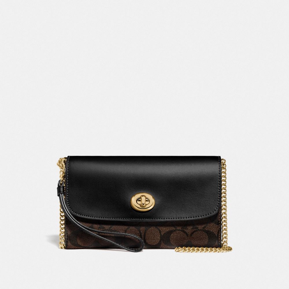 coach wallet on chain crossbody