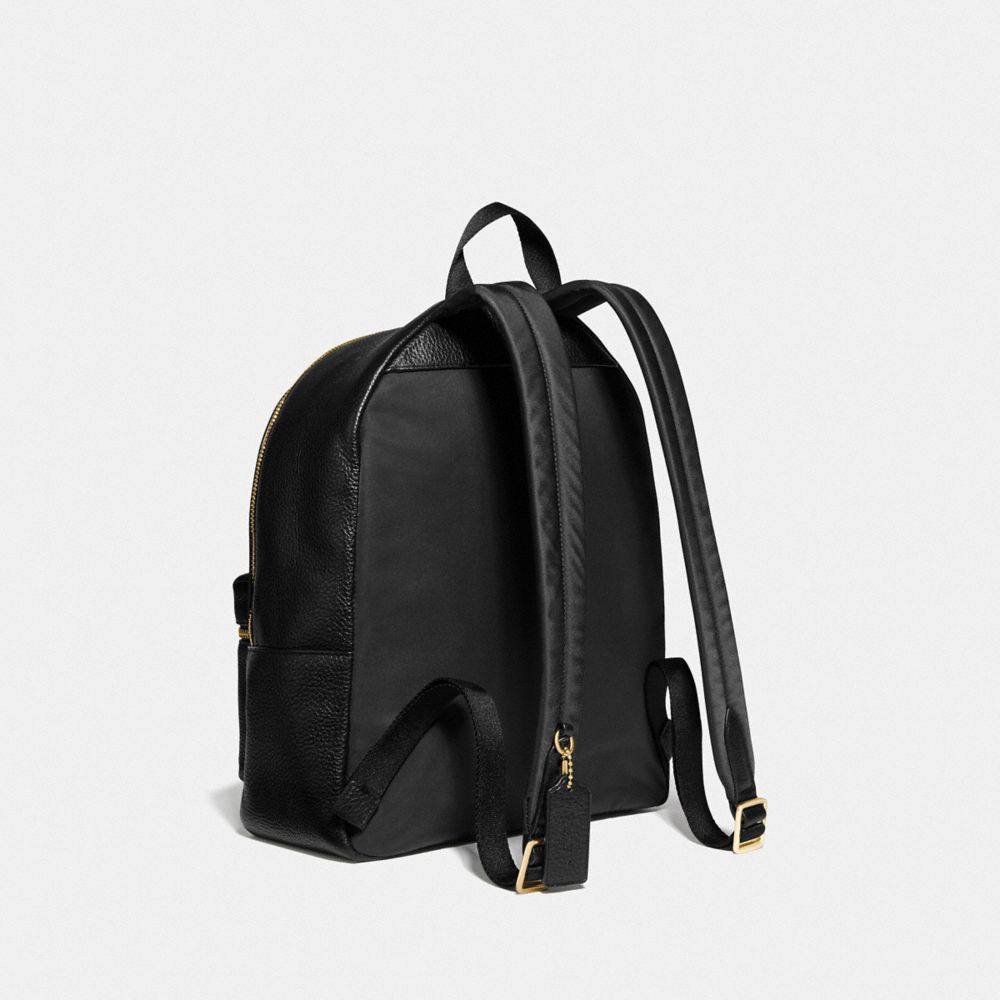 coach charlie backpack black