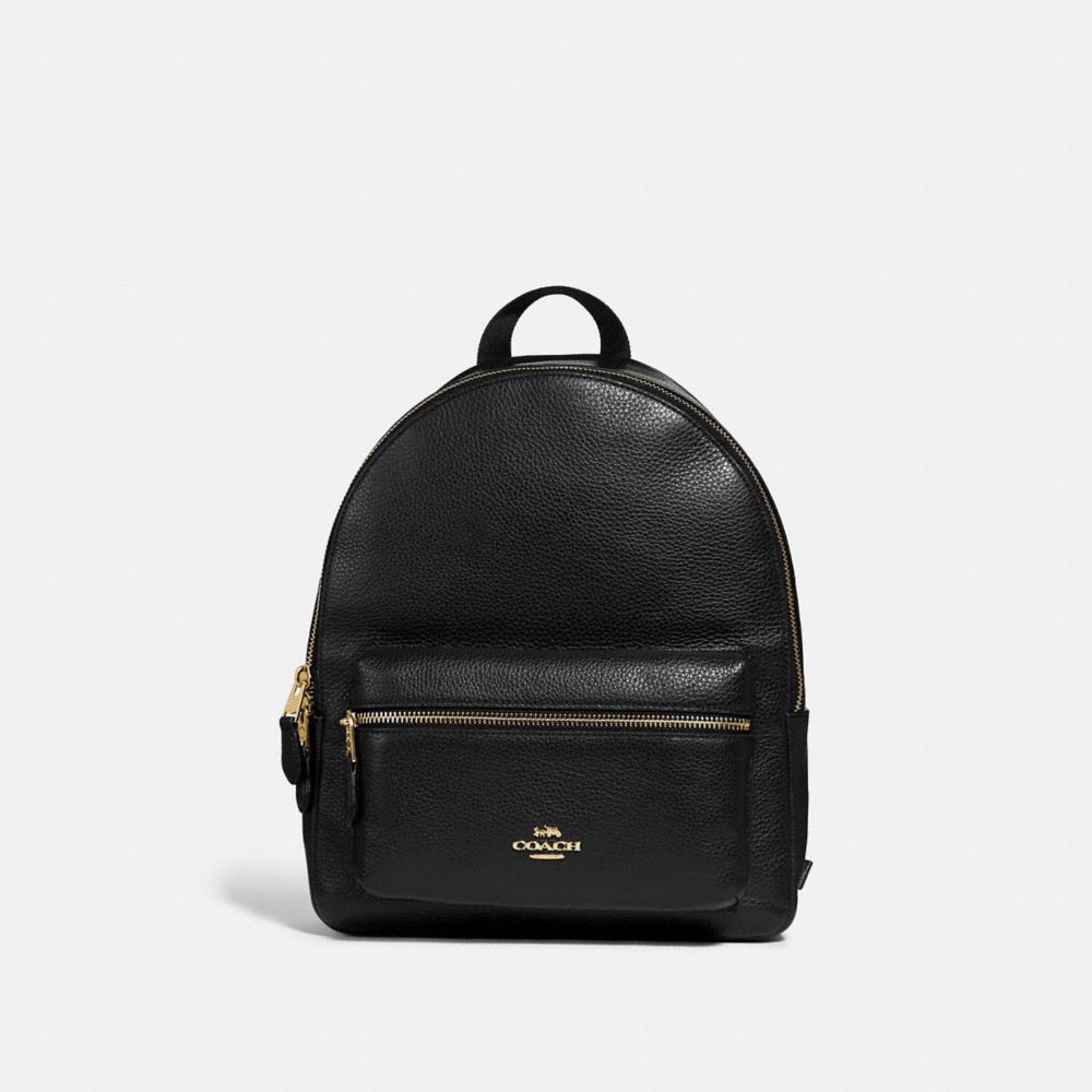 coach mini backpack black