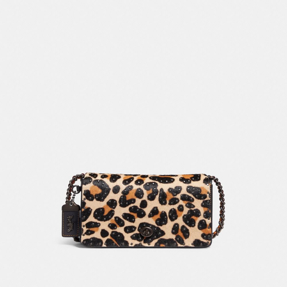 coach leopard print wallet