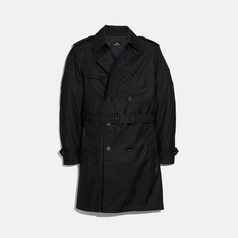 black trench coat size 18