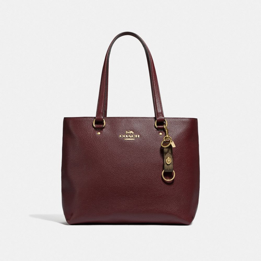 COACH® Outlet Trigger Snap Bag Charm In Signature Canvas