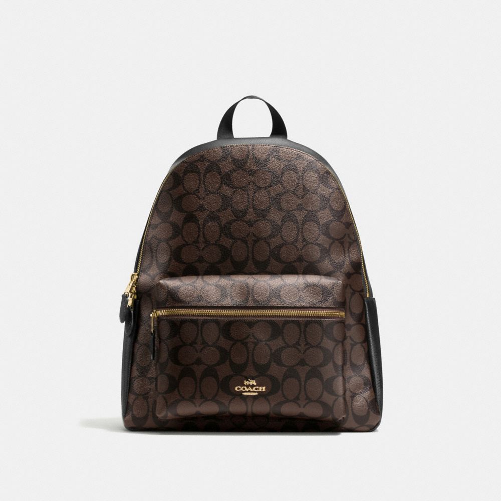 coach signature mini charlie backpack