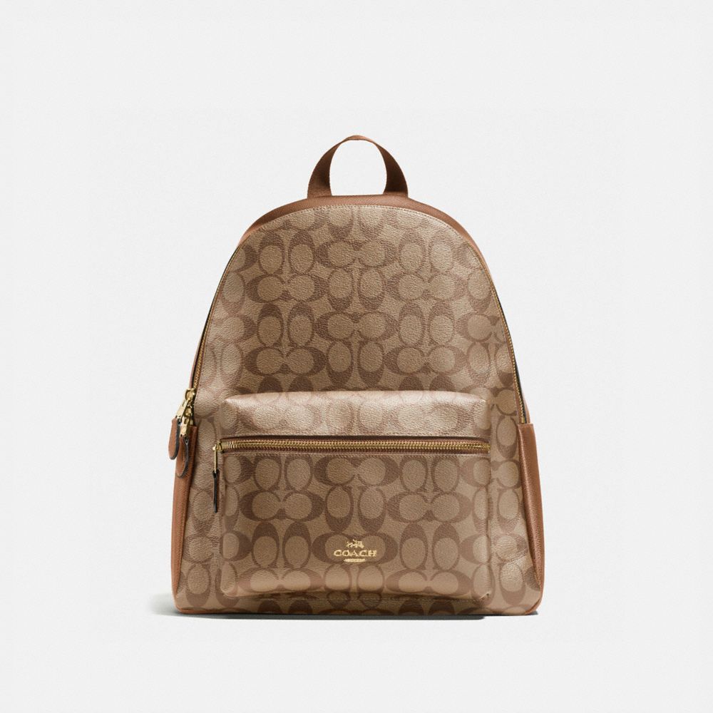 coach signature mini charlie backpack