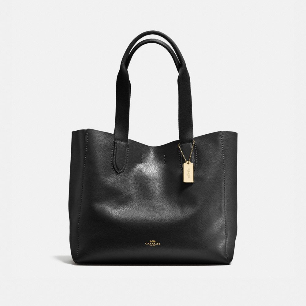 coach black tote bag