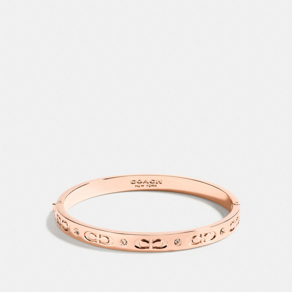 COACH® Outlet Kissing C Hinged Bangle